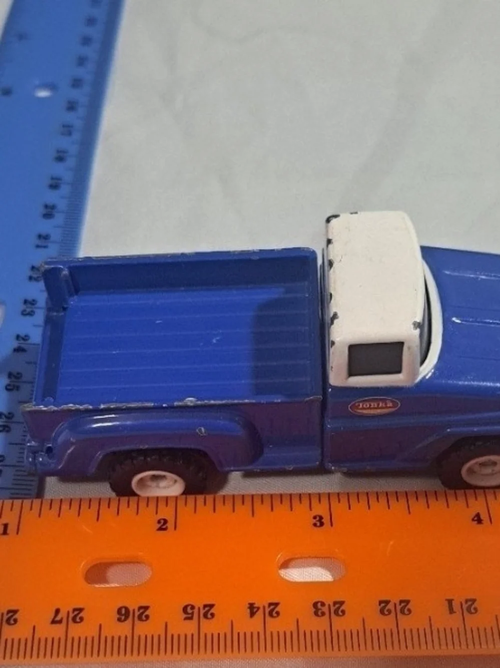 Lot of 3 Tonka Mini Vintage Diecast Trucks Hasbro 2012-2015 Step Side, Van, Dump